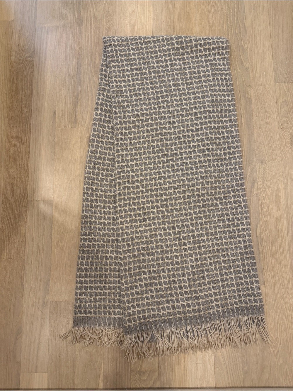 Bagni Volpi Noemi Italy Wool Alpaca Blend Oversized Fringe Shawl Wrap